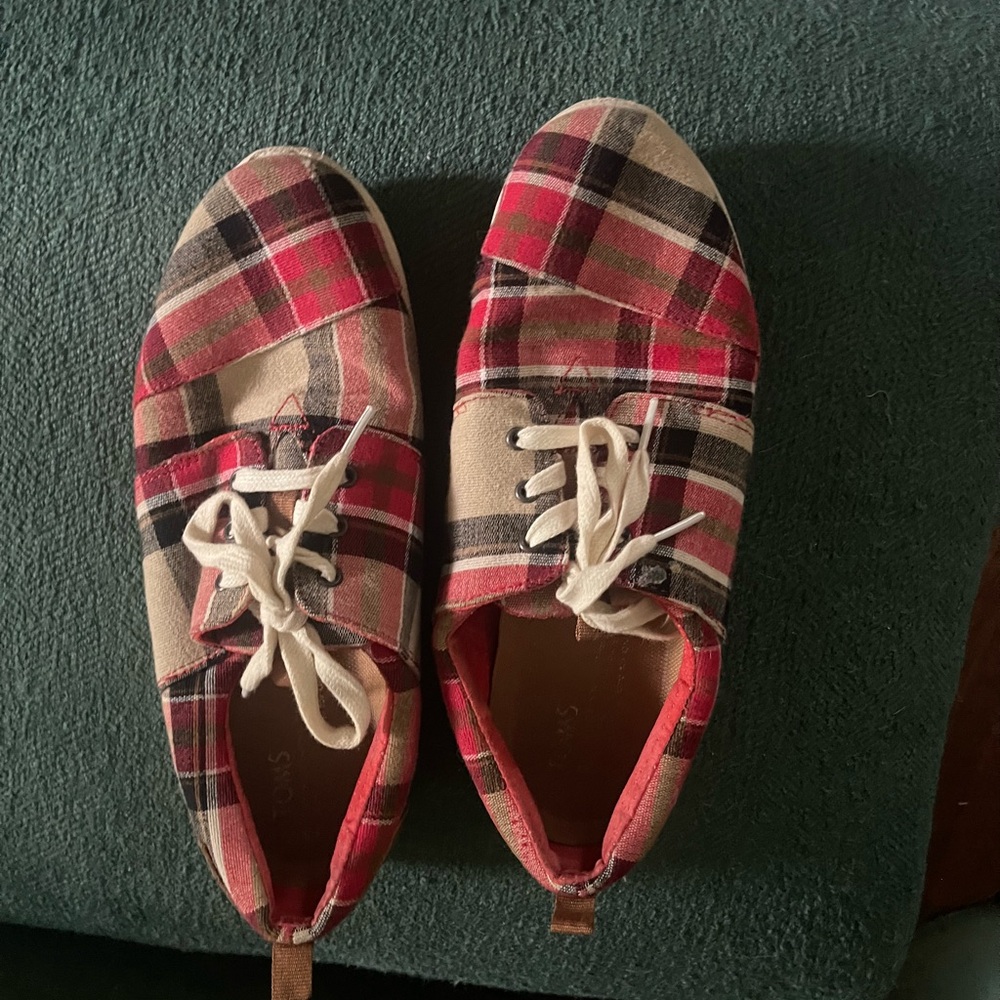 Toms Plaid Sneakers
